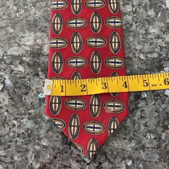MARK Jeffries 100% silk hand sewn, print Tie - Picture 6 of 8